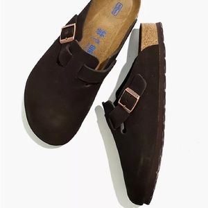Boston Birkenstock in Mocha NEW WITH TAGS